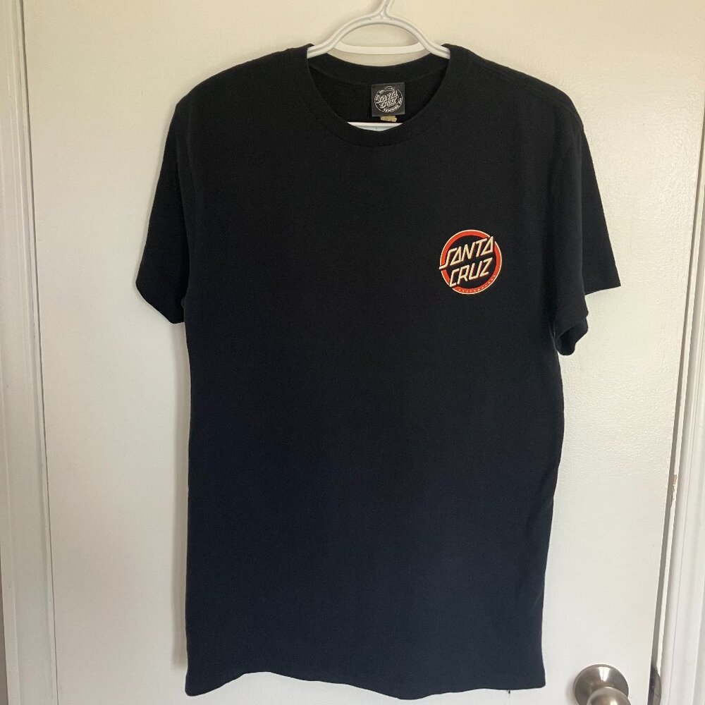 Santa Cruz Men's Black T-Shirt Size Medium